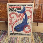 Vintage Fish Market Poster