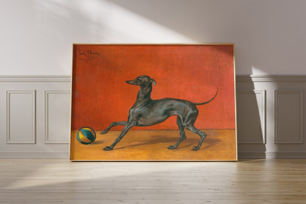 Vintage Greyhound Art Print