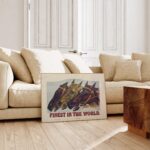 Vintage Horse Racing Print