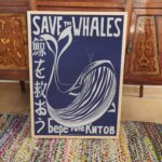 Vintage Save the Whales Poster