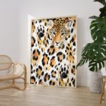 Watercolor Leopard Print Wall Art