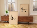 Western Cowboy Cowgirl Set of 2 Southwestern Rodeo Prints Fashion Ranch