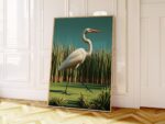 White Egret Print