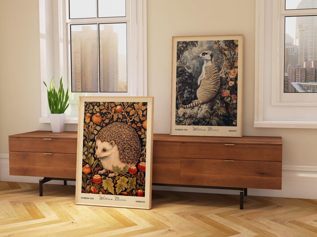 William Morris Animal Print Set