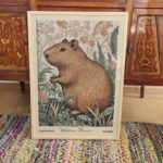 William Morris Capybara Art Print