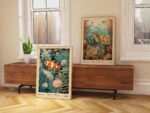 William Morris Clownfish & Turtle Print Set