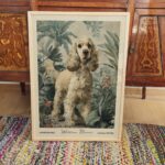 William Morris Cocker Spaniel Art Print