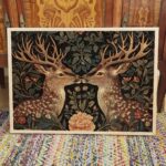 William Morris Deer Floral Print