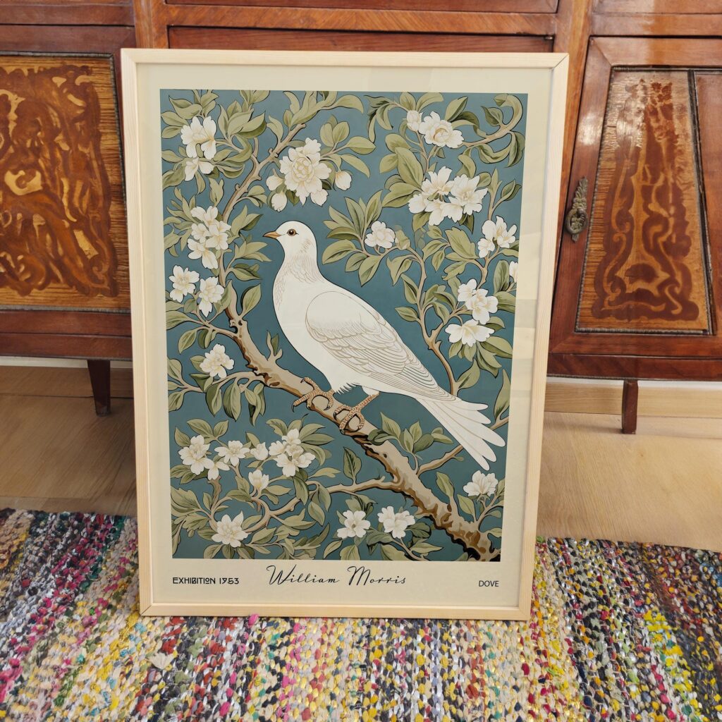 William Morris Dove Art Print