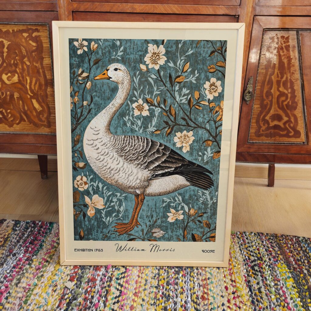 William Morris Goose Art Print