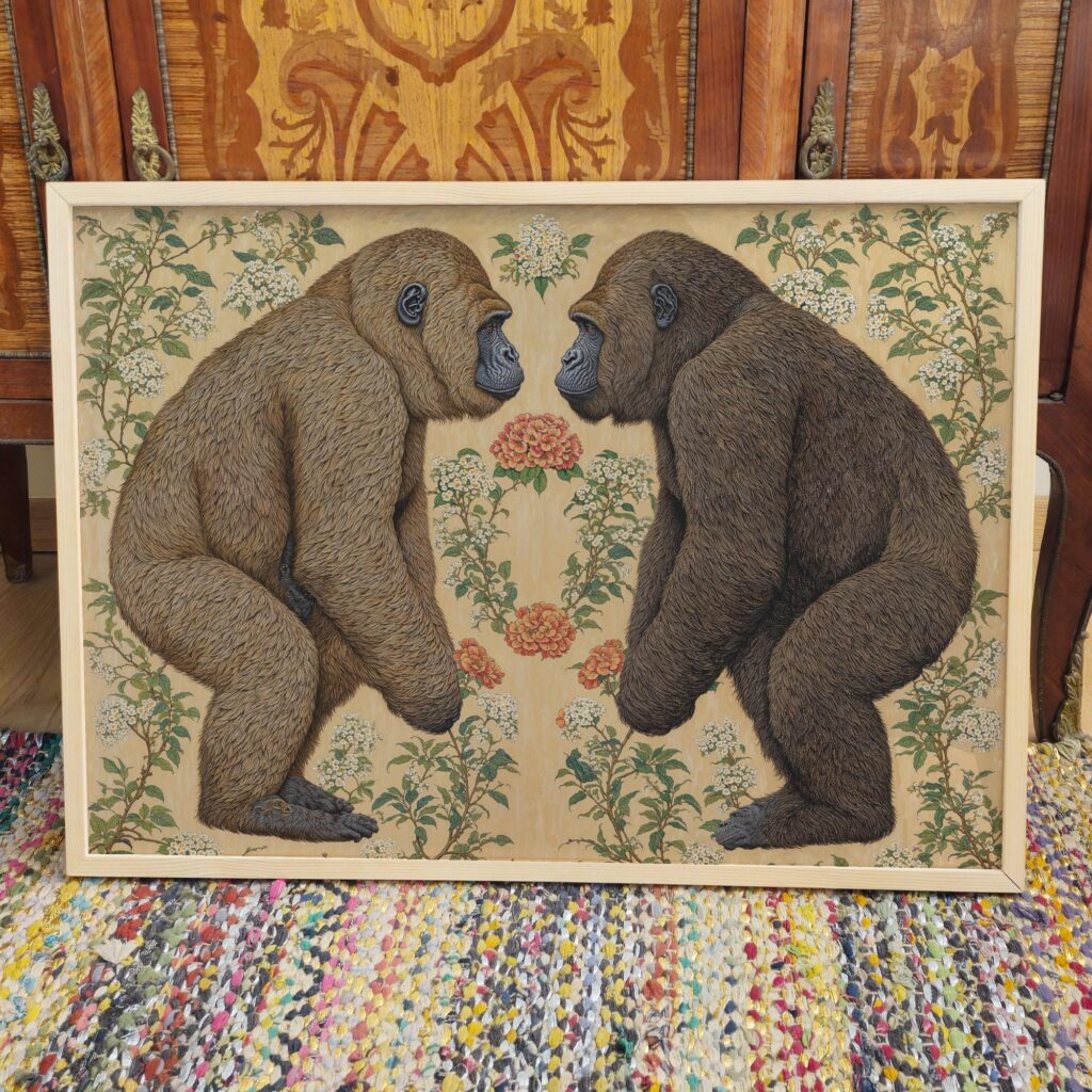William Morris Gorillas Wall Art