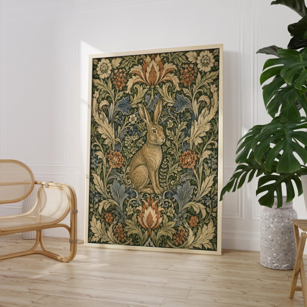 William Morris Hare Print