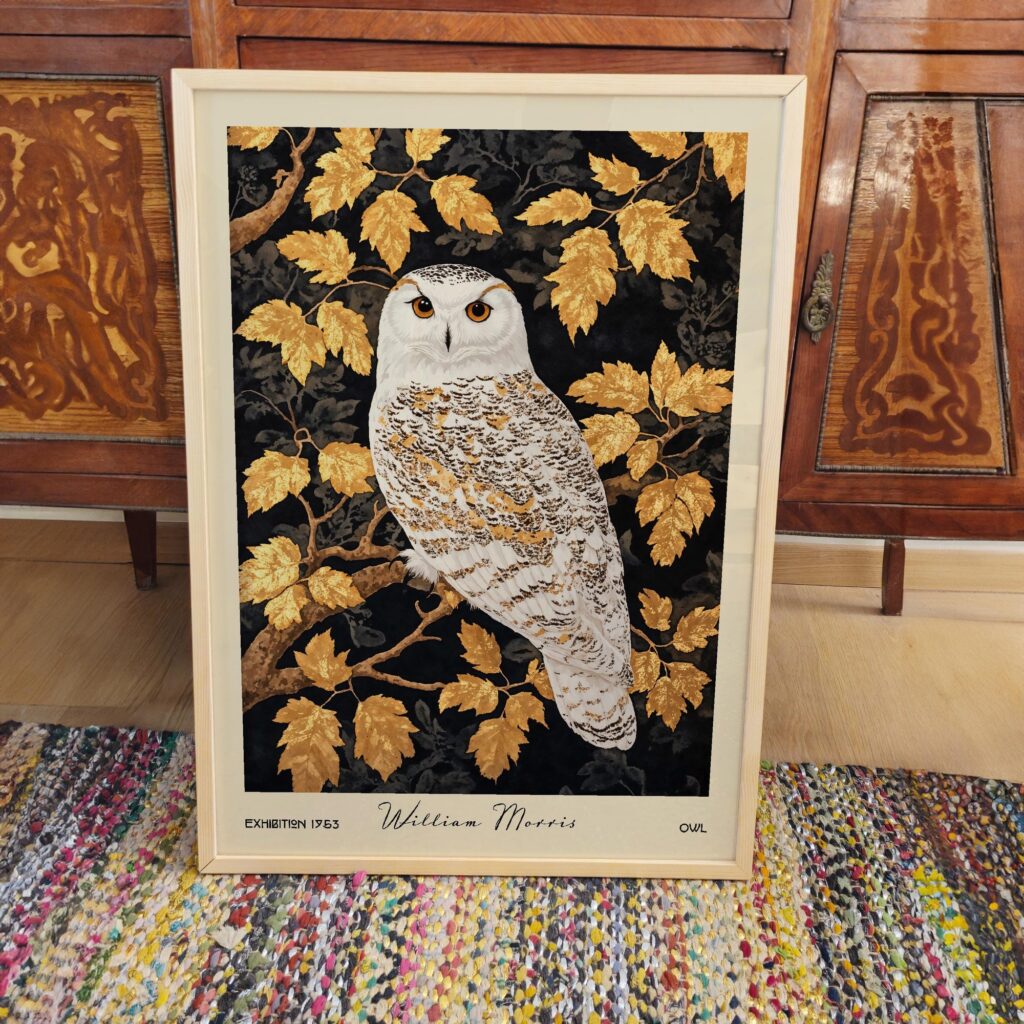 William Morris Owl Print