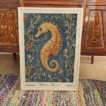William Morris Seahorse Print