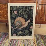 William Morris Snail Art Print
