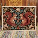 William Morris Squirrel Botanical Wall Art Print
