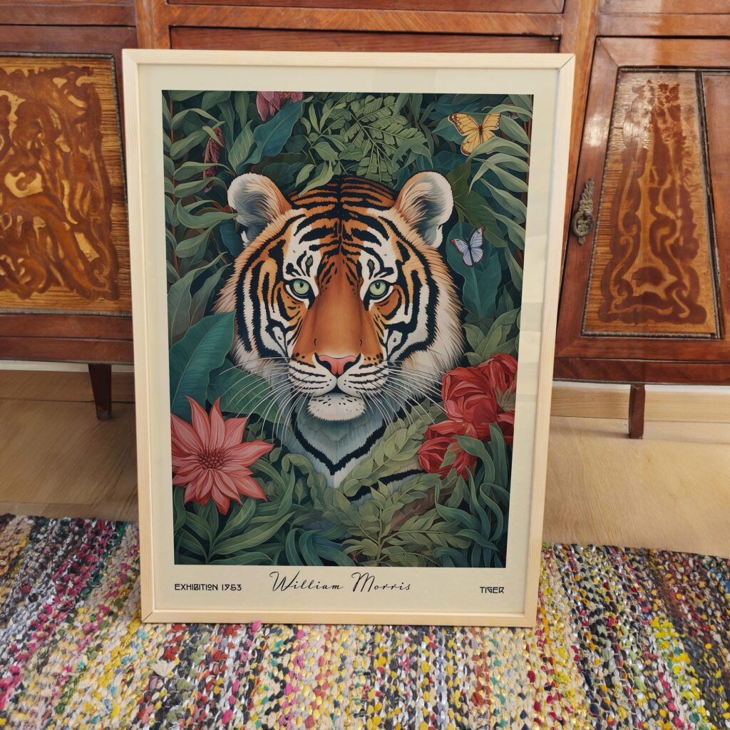 William Morris Tiger Art Print
