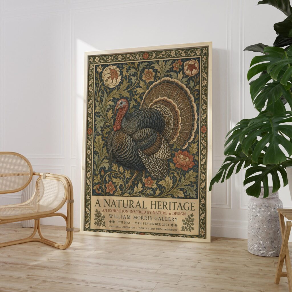 William Morris Turkey Print