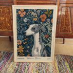 William Morris Whippet Art Print