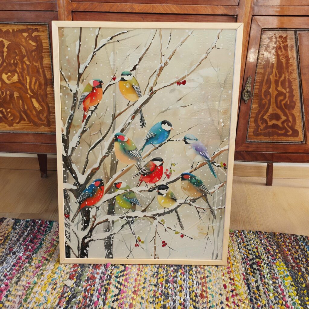 Winter Birds Wall Art
