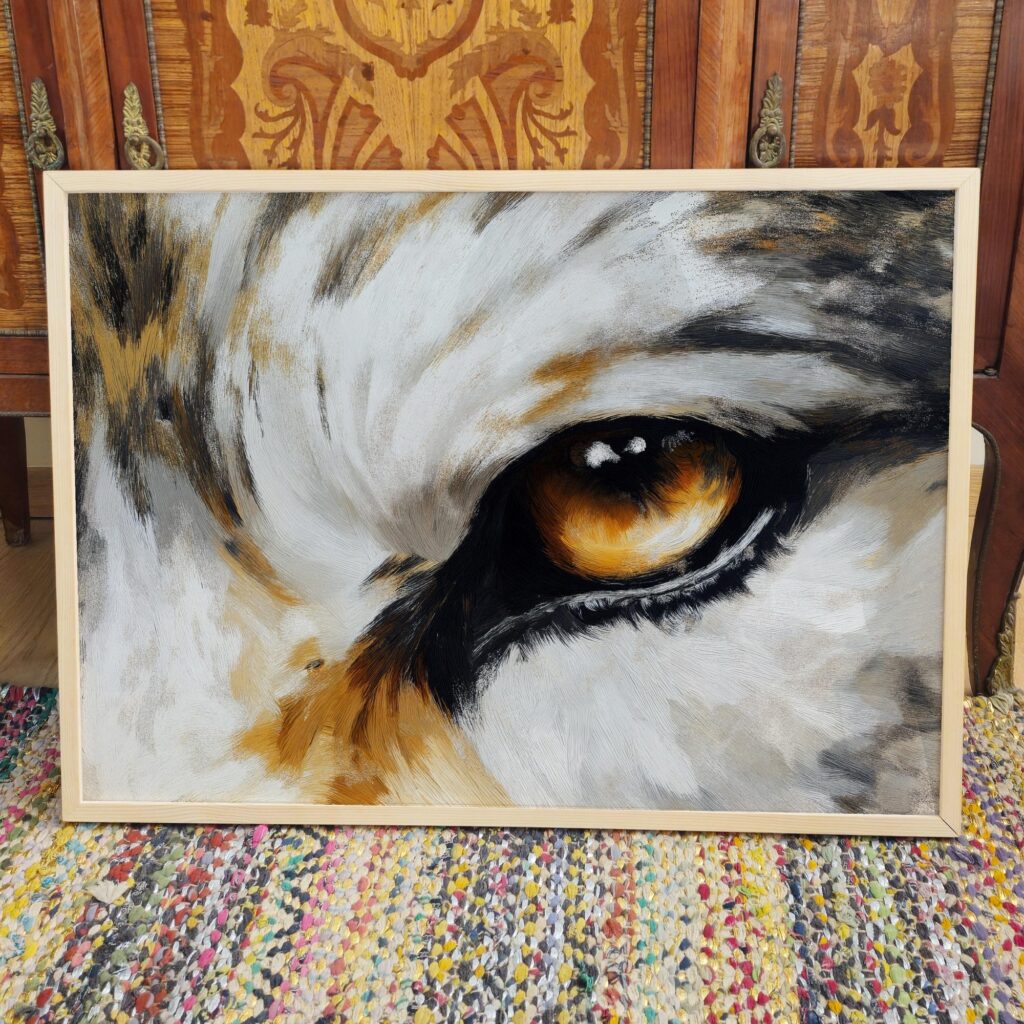 Wolf Eye Painting Print