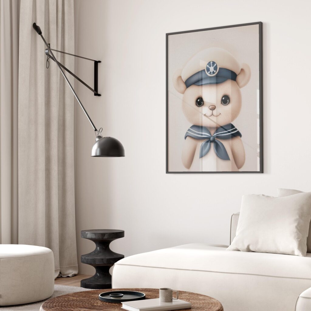 Adorable Bear Nursery Print