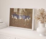 Asai Chu Ostriches Art Print