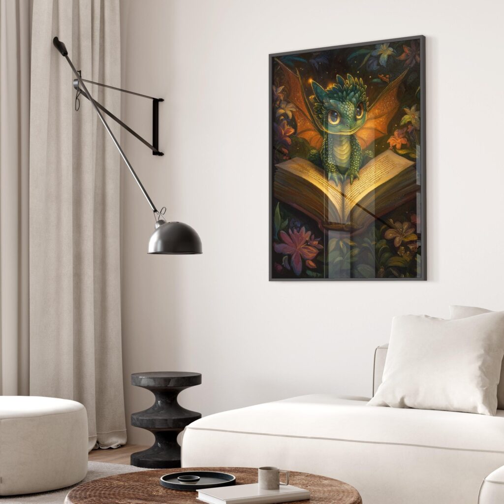 Baby Dragon Art Print