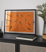 Basketball Dogs Print