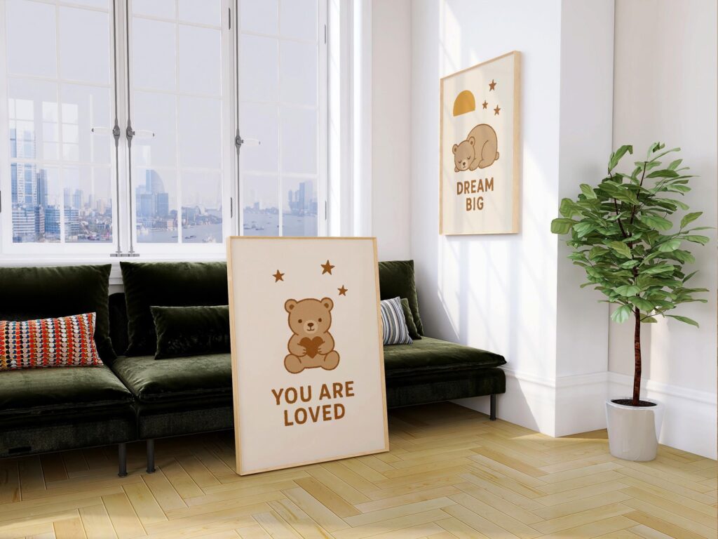Bear Nursery Art Prints