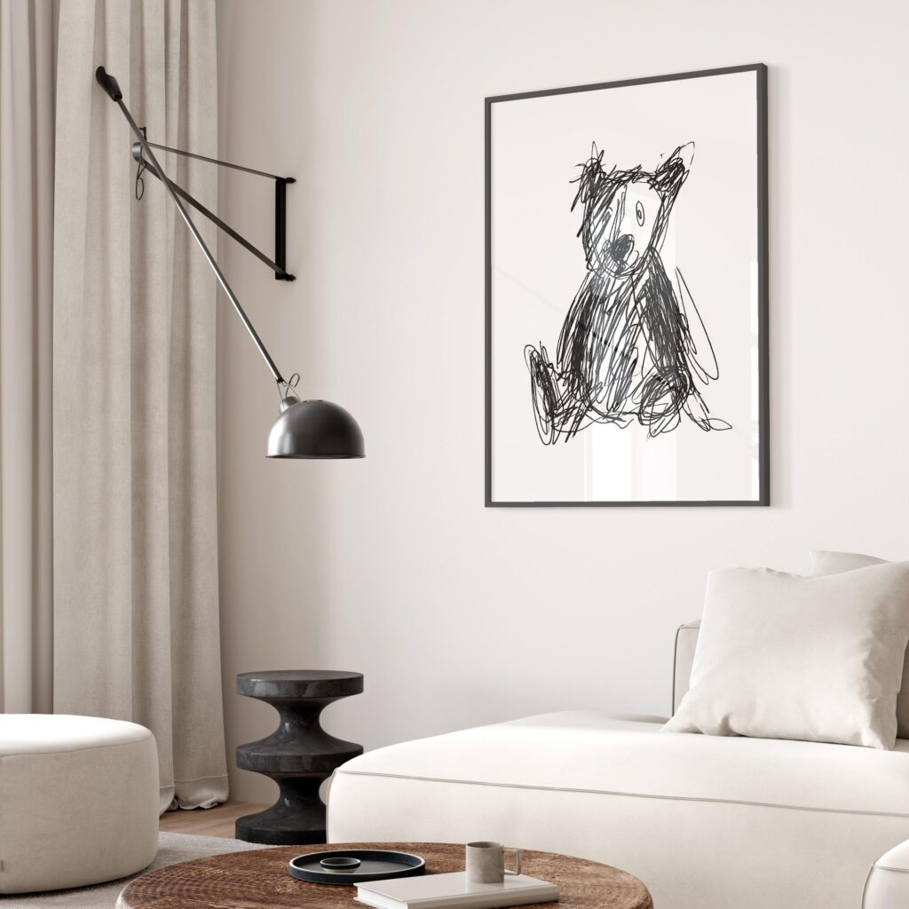 Bear Sketch Print