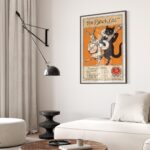 Black Cat Rabbit Music Poster