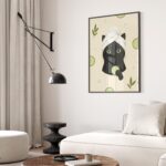 Black Cat Spa Day Print