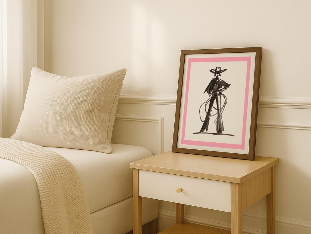 Boho Cowgirl Print