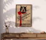 Boston Terrier Coffee Poster