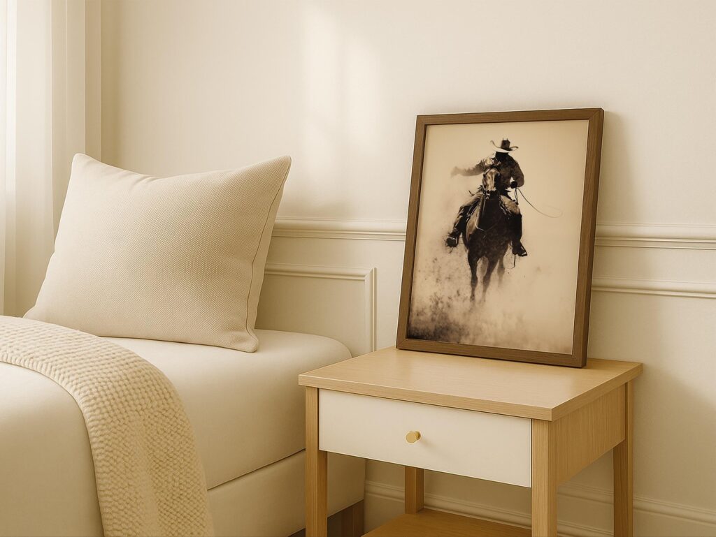 Bucking Bronco Rodeo Poster