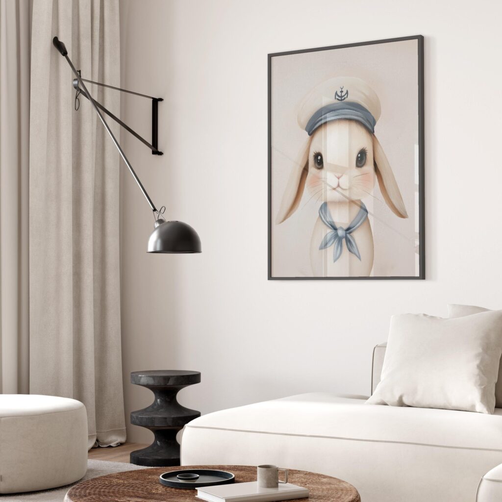 Bunny Nursery Print