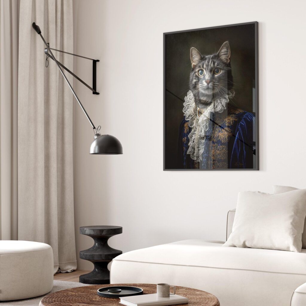 Cat Victorian Renaissance Wall Art