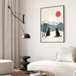 Cats and Ski Mountains Print