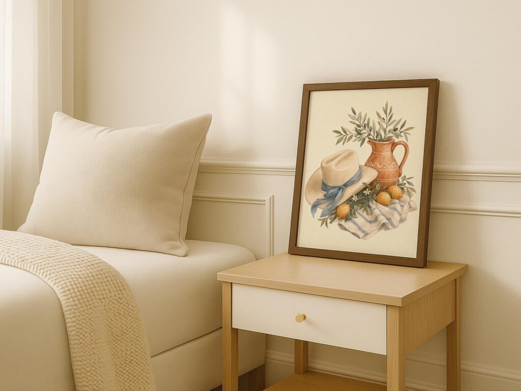 Coastal Cowgirl Still Life Print