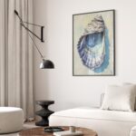 Coastal Oyster Shell Art Print