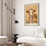Cow Farm Art Print