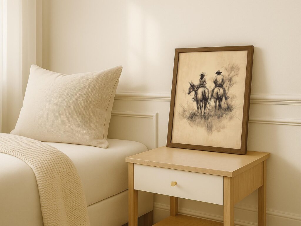 Cowboy Cowgirl Wall Art