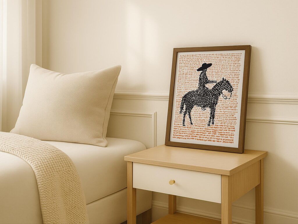 Cowboy Horse Western Wall Art
