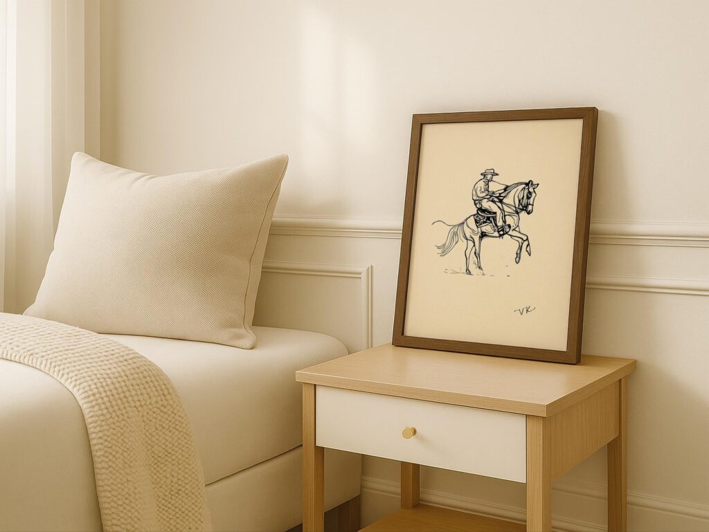 Cowboy Line Art