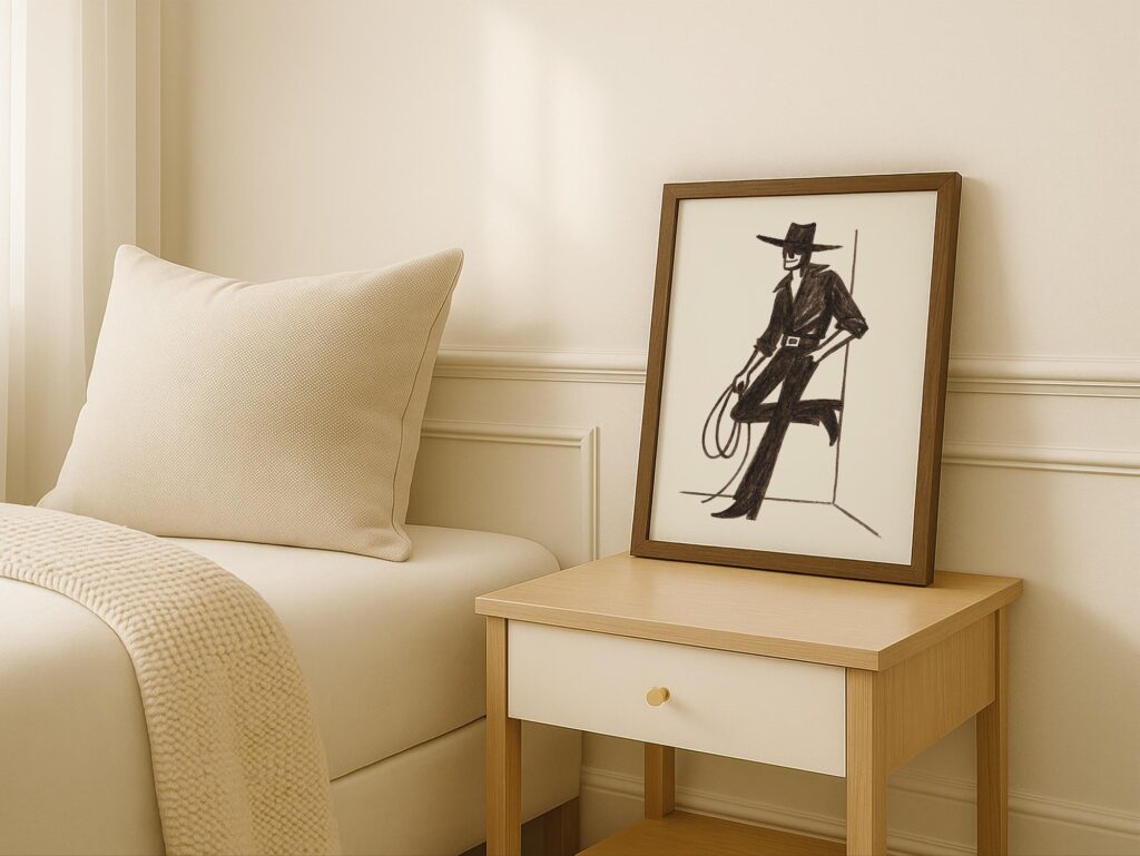Cowboy Western Print