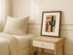 Cowgirl and Cactus Western Print