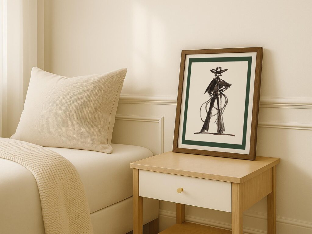 Cowgirl Roping Western Wall Art