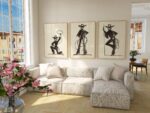 Cowgirl Wall Art Set