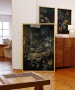 Dark Academia Frog Print Set of 3